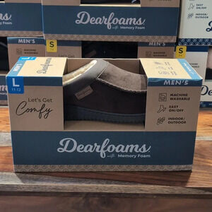 Dearfoams with Memory Foam Slippers